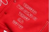 TARGETTO(ターゲット) TGT VARSITY JACKET_BURGUNDY
