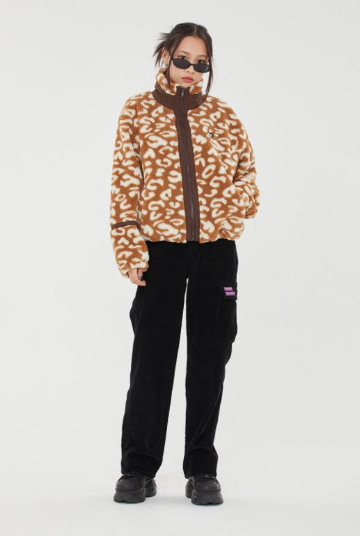 TARGETTO(ターゲット) LEOPARD SEARING JACKET_BROWN