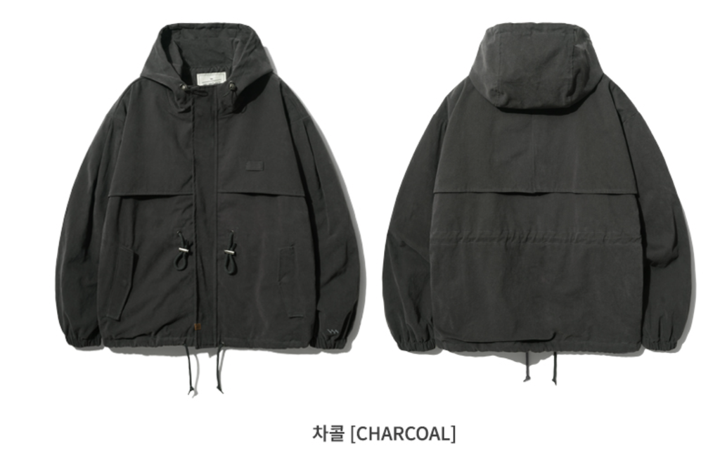 ダブルユーブイプロジェクト(WV PROJECT) Tom Hooded Jacket Charcoal MJOT7516