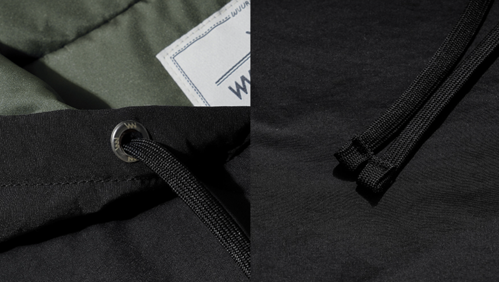 ダブルユーブイプロジェクト(WV PROJECT) Woven Hooded Coach Jacket Black JIOT7540