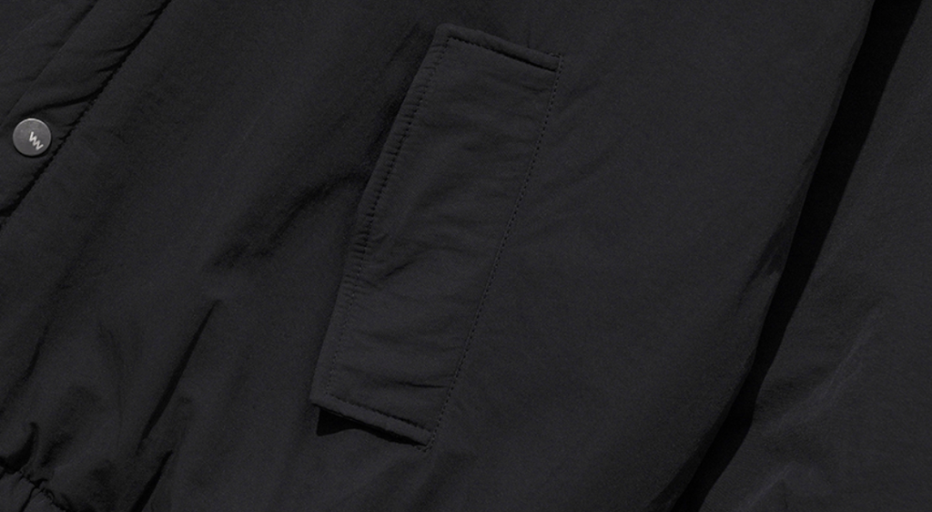 ダブルユーブイプロジェクト(WV PROJECT) Woven Hooded Coach Jacket Black JIOT7540