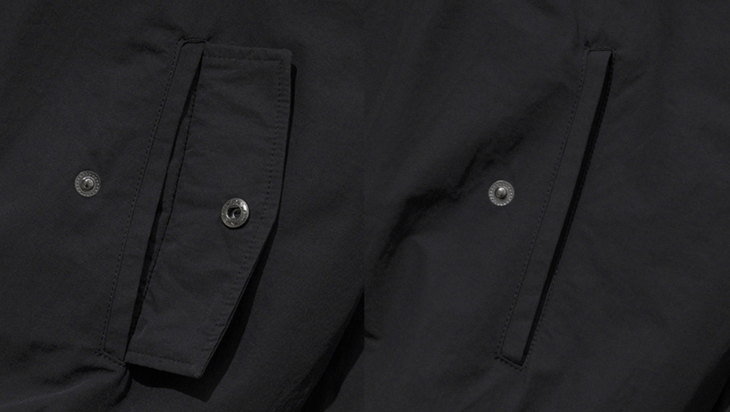 ダブルユーブイプロジェクト(WV PROJECT) Woven Hooded Coach Jacket Black JIOT7540