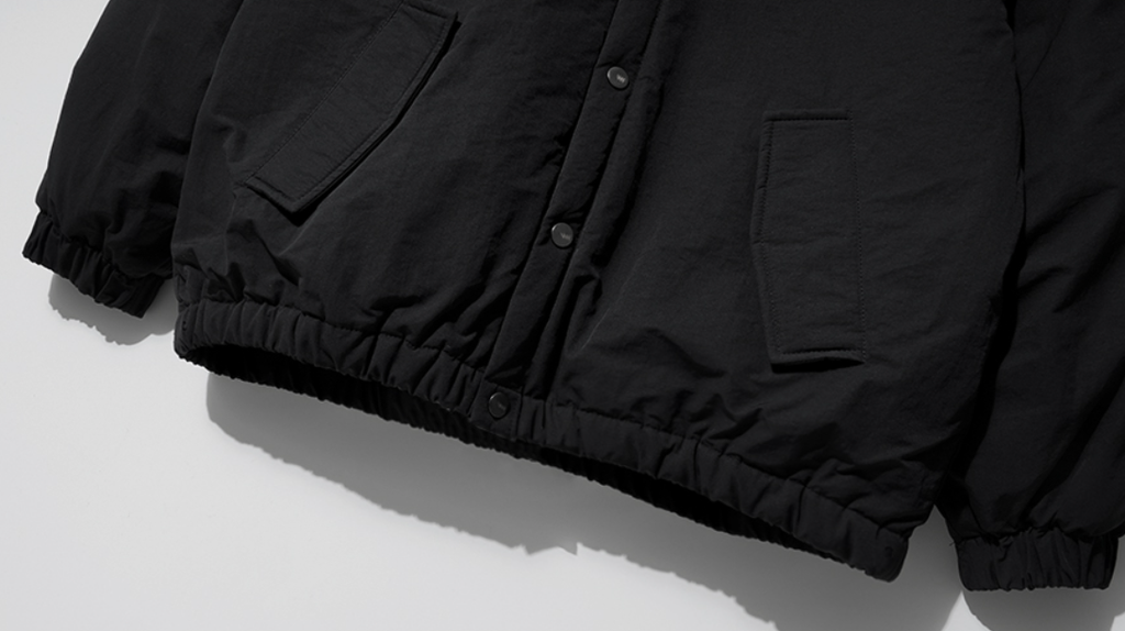 ダブルユーブイプロジェクト(WV PROJECT) Woven Hooded Coach Jacket Black JIOT7540