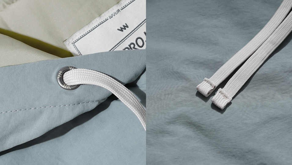 ダブルユーブイプロジェクト(WV PROJECT) Woven Hooded Coach Jacket Blue JIOT7540