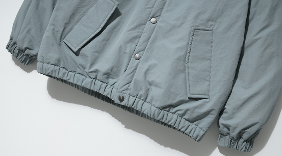 ダブルユーブイプロジェクト(WV PROJECT) Woven Hooded Coach Jacket Blue JIOT7540