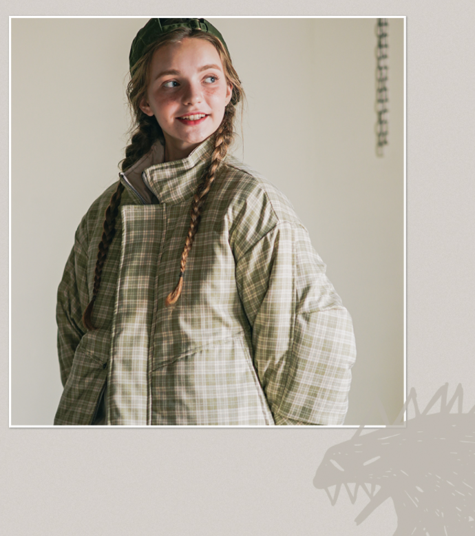 ダブルユーブイプロジェクト(WV PROJECT) Mu Check Jumper Light Khaki MJOT7541