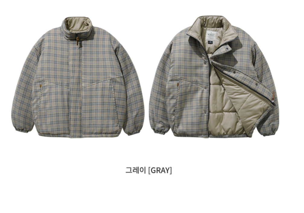 ダブルユーブイプロジェクト(WV PROJECT) Mu Check Jumper Gray MJOT7541