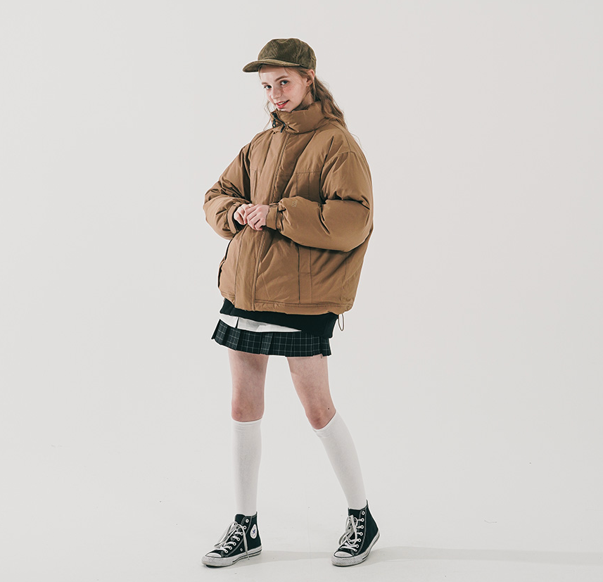 ダブルユーブイプロジェクト(WV PROJECT) Monster duck down parka Beige JJOT7521