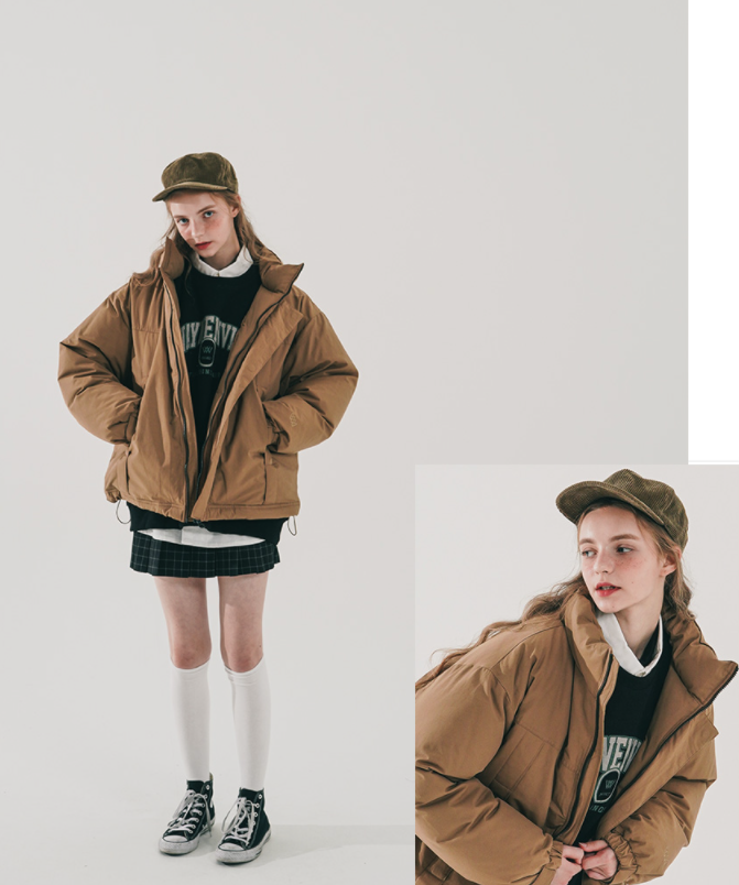 ダブルユーブイプロジェクト(WV PROJECT) Monster duck down parka Beige JJOT7521