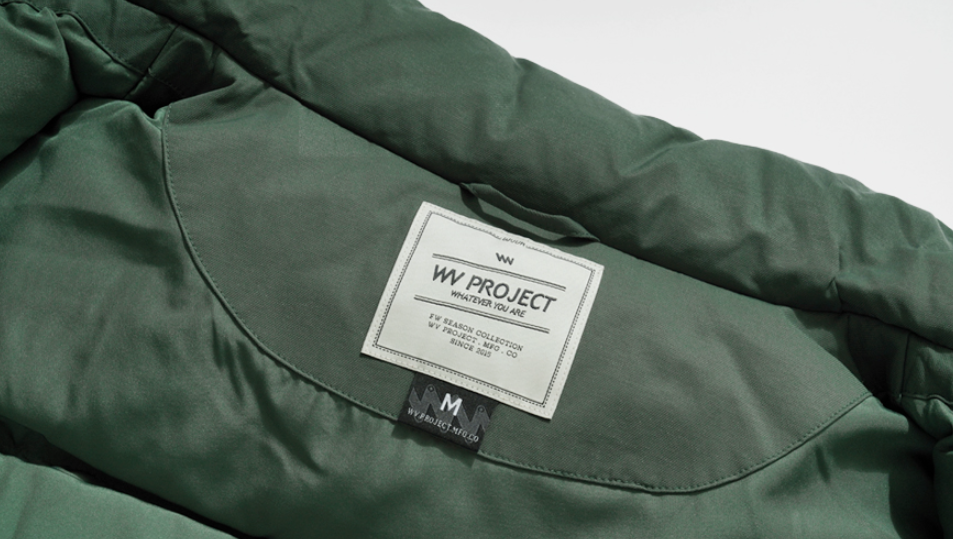 ダブルユーブイプロジェクト(WV PROJECT) Monster duck down parka Moss Green JJOT7521