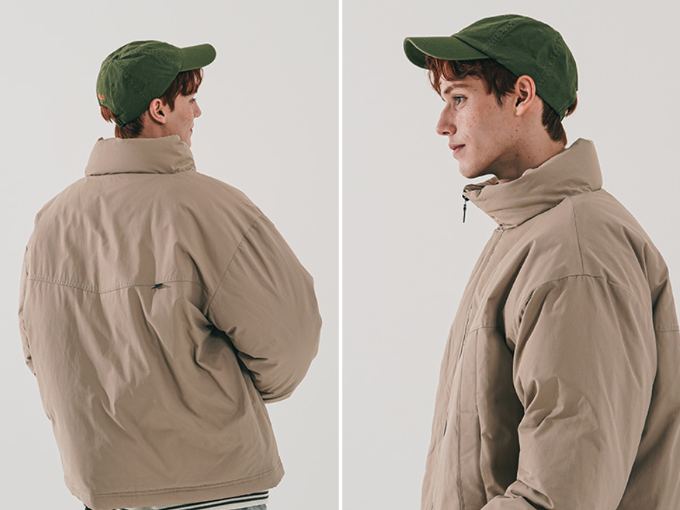 ダブルユーブイプロジェクト(WV PROJECT) Monster duck down parka Gray Beige JJOT7521