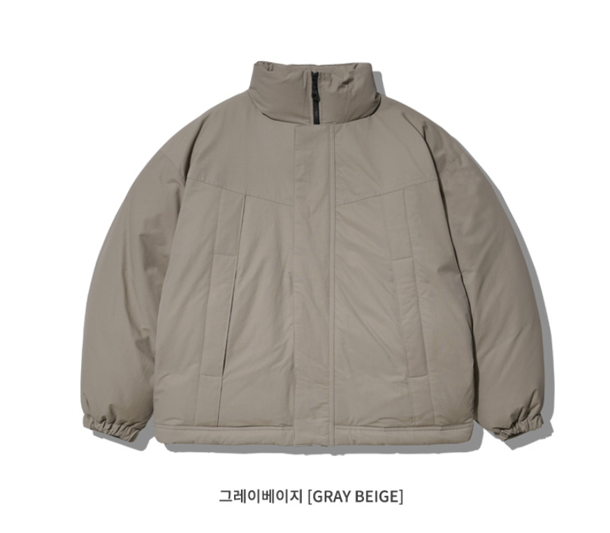ダブルユーブイプロジェクト(WV PROJECT) Monster duck down parka Gray Beige JJOT7521