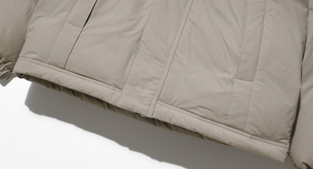 ダブルユーブイプロジェクト(WV PROJECT) Monster duck down parka Gray Beige JJOT7521