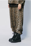 セイントペイン(SAINTPAIN)  SP LEOPARD FLEECE TRAINING PANTS-BEIGE
