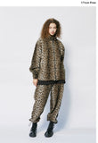 セイントペイン(SAINTPAIN)  SP LEOPARD FLEECE TRAINING PANTS-BEIGE