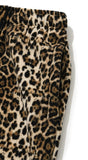 セイントペイン(SAINTPAIN)  SP LEOPARD FLEECE TRAINING PANTS-BEIGE