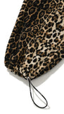 セイントペイン(SAINTPAIN)  SP LEOPARD FLEECE TRAINING PANTS-BEIGE