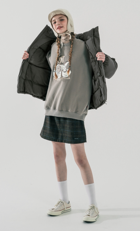 ダブルユーブイプロジェクト(WV PROJECT) Planning Duck Down Parka Charcoal Brown CJOT7520