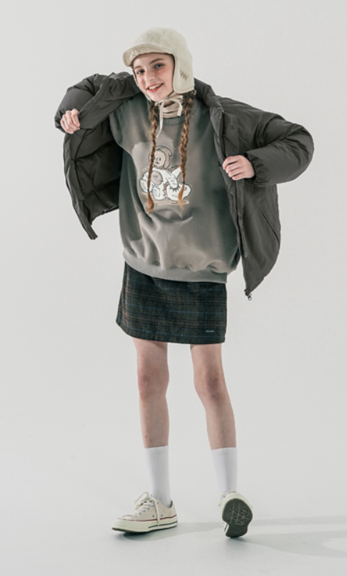 ダブルユーブイプロジェクト(WV PROJECT) Planning Duck Down Parka Charcoal Brown CJOT7520