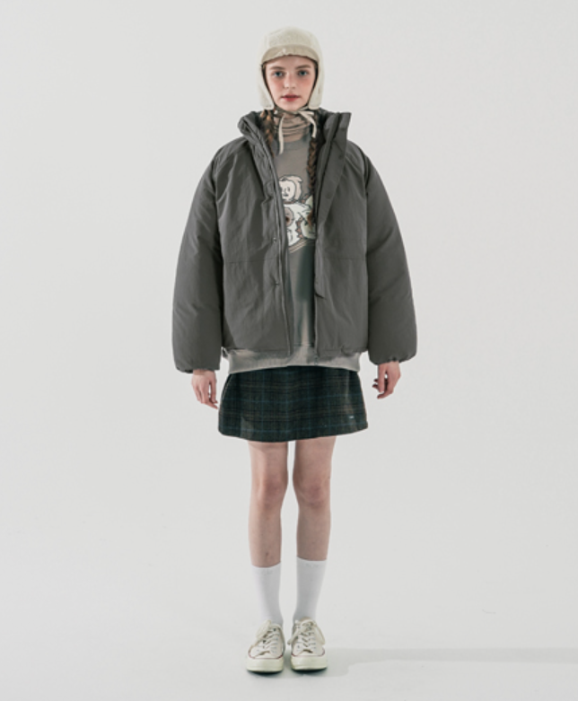 ダブルユーブイプロジェクト(WV PROJECT) Planning Duck Down Parka Charcoal Brown CJOT7520