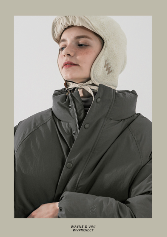 ダブルユーブイプロジェクト(WV PROJECT) Planning Duck Down Parka Charcoal Brown CJOT7520