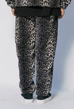 セイントペイン(SAINTPAIN)  SP LEOPARD FLEECE TRAINING PANTS-BLACK