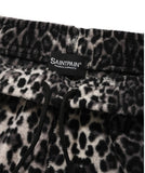 セイントペイン(SAINTPAIN)  SP LEOPARD FLEECE TRAINING PANTS-BLACK