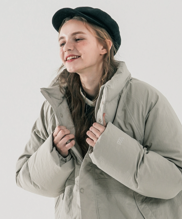 ダブルユーブイプロジェクト(WV PROJECT) Planning duck down parka Warm Gray CJOT7520