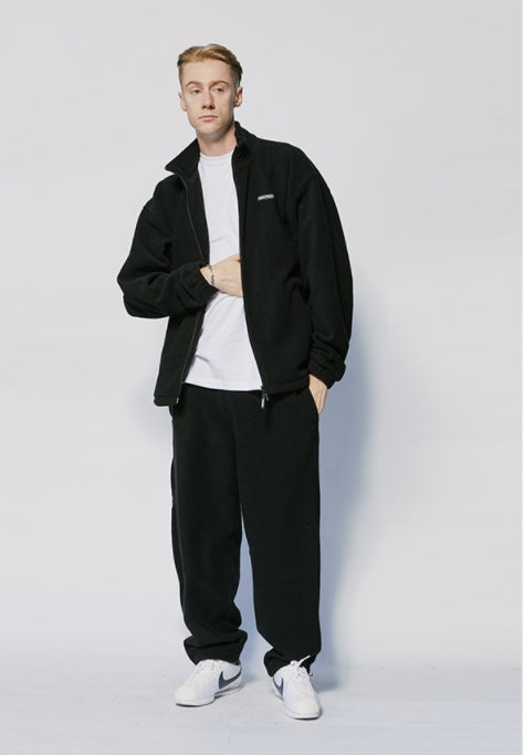 セイントペイン(SAINTPAIN)  SP FLEECE ZIP JACKET-BLACK