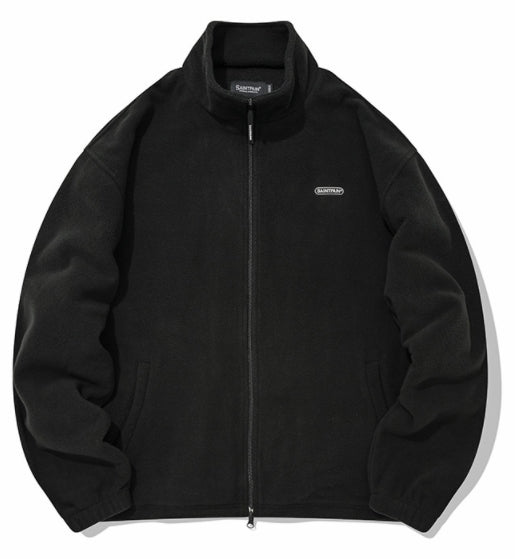 セイントペイン(SAINTPAIN)  SP FLEECE ZIP JACKET-BLACK