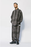 セイントペイン(SAINTPAIN)  SP PHYTON FLEECE ZIP JACKET-CHARCOAL