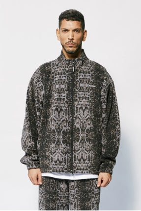セイントペイン(SAINTPAIN)  SP PHYTON FLEECE ZIP JACKET-CHARCOAL