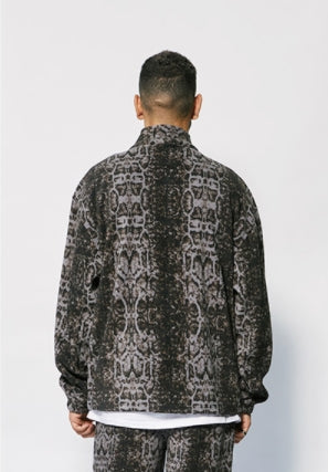 セイントペイン(SAINTPAIN)  SP PHYTON FLEECE ZIP JACKET-CHARCOAL