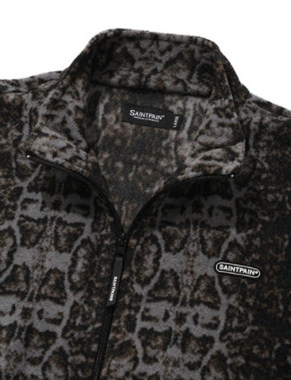セイントペイン(SAINTPAIN)  SP PHYTON FLEECE ZIP JACKET-CHARCOAL