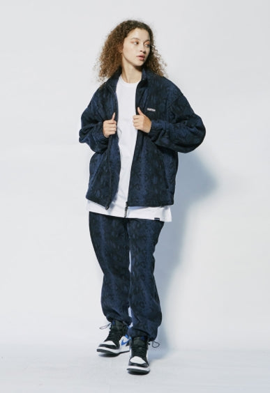セイントペイン(SAINTPAIN)  SP PHYTON FLEECE ZIP JACKET-BLUE
