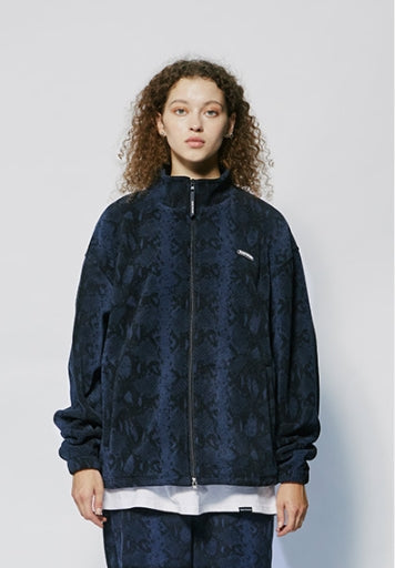 セイントペイン(SAINTPAIN)  SP PHYTON FLEECE ZIP JACKET-BLUE