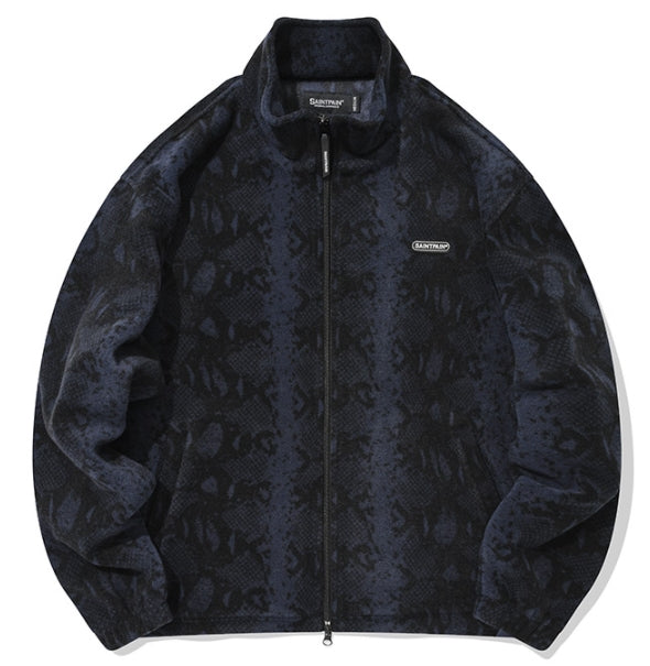 セイントペイン(SAINTPAIN)  SP PHYTON FLEECE ZIP JACKET-BLUE