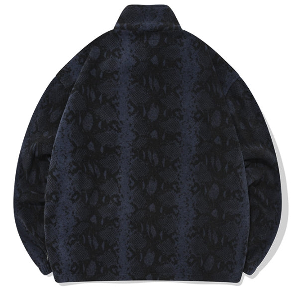 セイントペイン(SAINTPAIN)  SP PHYTON FLEECE ZIP JACKET-BLUE