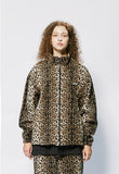 セイントペイン(SAINTPAIN)  SP LEOPARD FLEECE ZIP JACKET-BEIGE