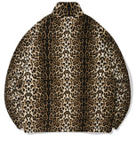 セイントペイン(SAINTPAIN)  SP LEOPARD FLEECE ZIP JACKET-BEIGE