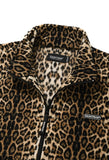 セイントペイン(SAINTPAIN)  SP LEOPARD FLEECE ZIP JACKET-BEIGE