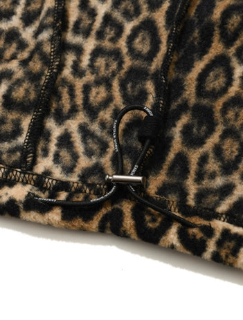 セイントペイン(SAINTPAIN)  SP LEOPARD FLEECE ZIP JACKET-BEIGE
