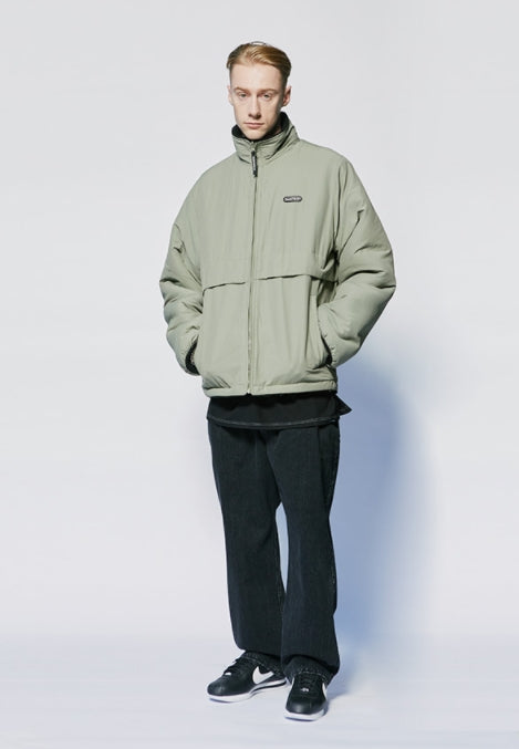 セイントペイン(SAINTPAIN)   SP REVERSIBLE FLEECE ZIP JACKET-BLACK