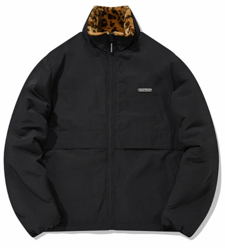 セイントペイン(SAINTPAIN)   SP REVERSIBLE FLEECE ZIP JACKET-LEOPARD