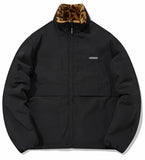 セイントペイン(SAINTPAIN)   SP REVERSIBLE FLEECE ZIP JACKET-LEOPARD
