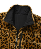 セイントペイン(SAINTPAIN)   SP REVERSIBLE FLEECE ZIP JACKET-LEOPARD