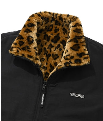 セイントペイン(SAINTPAIN)   SP REVERSIBLE FLEECE ZIP JACKET-LEOPARD
