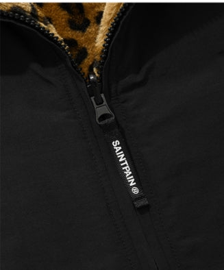 セイントペイン(SAINTPAIN)   SP REVERSIBLE FLEECE ZIP JACKET-LEOPARD