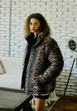 セイントペイン(SAINTPAIN)  SP LEOPARD RDS DUCK DOWN PADDING-BEIGE