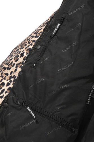 セイントペイン(SAINTPAIN)  SP LEOPARD RDS DUCK DOWN PADDING-BEIGE